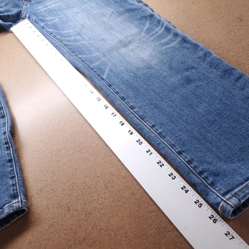 J Jill Relaxed Boyfriend Jeans Womens 10P Blue Coastal Grandma Minimalist Casual - Picture 7 of 11